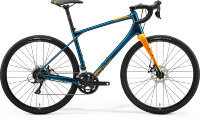 Велосипед Merida Silex 200 28" Teal-Blue/Gold (2021)