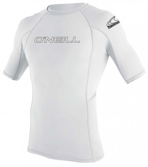 Гидромайка мужская короткий рукав O&#039;Neill Basic Skins S/S Rash Guard White S21 (3341 025) 