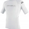 Гидромайка мужская короткий рукав O'Neill Basic Skins S/S Rash Guard White S21 (3341 025) - Гидромайка мужская короткий рукав O'Neill Basic Skins S/S Rash Guard White S21 (3341 025)