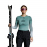 Термофутболка X-Bionic Invent Graphics Shirt LS WMN sage green/light grey/optical white E411 - Термофутболка X-Bionic Invent Graphics Shirt LS WMN sage green/light grey/optical white E411