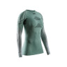Термофутболка X-Bionic Invent Graphics Shirt LS WMN sage green/light grey/optical white E411 - Термофутболка X-Bionic Invent Graphics Shirt LS WMN sage green/light grey/optical white E411