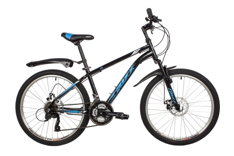 Велосипед Foxx Aztec D 24" синий рама 12" (2022) купить со скидкой в ...