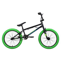 Велосипед Stark Madness BMX 2 черный/зеленый/зеленый (2022)