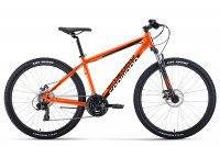 Велосипед Forward Apache 27.5 2.0 D Classic оранжевый/черный рама 15" (2022)