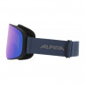 Маска Alpina Slope Q-Lite black/dirblue matt/Q-Lite blue S2 - Маска Alpina Slope Q-Lite black/dirblue matt/Q-Lite blue S2