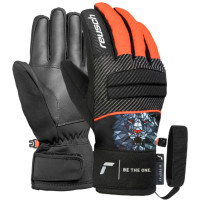 Перчатки Reusch Warrior R-Tex XT Junior black/silver/fluo red