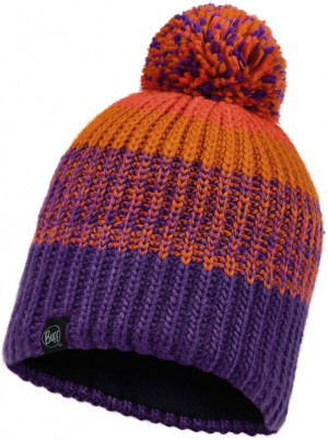 Шапка вязаная с флисом детская Buff Hat Knitted Polar Sibylla Purple (2022) 