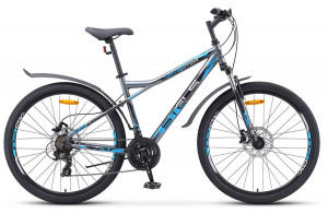 Велосипед Stels Navigator-710 D 27.5&quot; V010 серый/черный/серебристый (2020) 