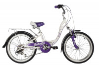 Велосипед Novatrack Butterfly 20" фиолетовый (2022)