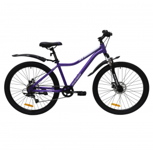 Велосипед Avenger C261DW 26" фиолетовый металик/белый рама: 15" (2025) 