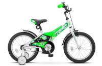 Велосипед Stels Jet 16 Z010 черный/зеленый (2019)