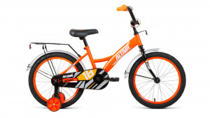 Велосипед ALTAIR KIDS 18 ярко-оранжевый/белый (2022) 