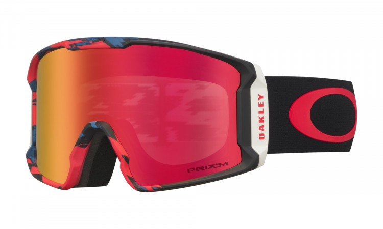 Oakley Line Miner Carlson Razor Camo Red Blue Prizm Torch Irid HC5