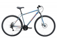 Велосипед Black One Onix 29 D серый/оранжевый/голубой (2019)