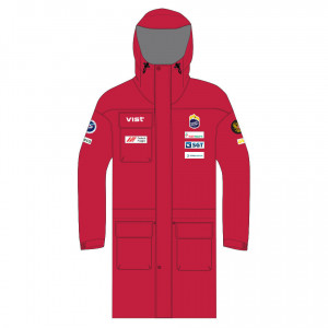 Плащ Vist Mass Aqua Raincoat Gender Neutral RUS SKI TEAM true red IWIWIW (2024) 