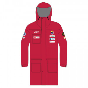 Плащ Vist Mass Aqua Raincoat Gender Neutral RUS SKI TEAM true red IWIWIW (2024) 