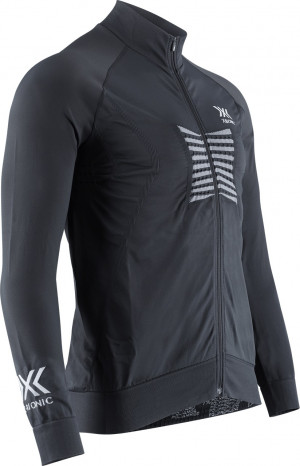 Куртка мужская X-Bionic Racoon 4.0 Transmission Layer Full Zip Charcoal / Arctic White (2021) 