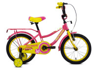 Велосипед FORWARD FUNKY 18 фиолетовый/желтый (2020)
