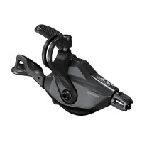 Перекл-ль SHIMANO DEORE XT KSLM8100RA 2-8265 12ск. лев. трос. нерж. 1800мм с оплеткой, черный без уп. M8100
