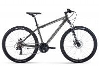 Велосипед Forward Apache 27.5 2.0 D Classic серый/серебристый рама 15" (2022)