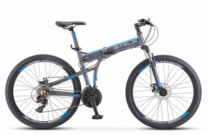 Велосипед Stels Pilot-970 MD 26&quot; V021 gray/blue (2019) 