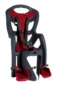 Сидение заднее BELLELLI Pepe Clamp 01PPM00000, до 22 кг, черное