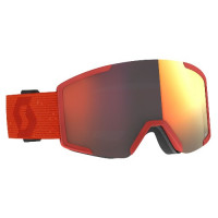 Маска Scott Shield Goggle rust red/solar red chrome