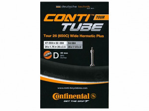 Continental Камера Continental Tour 26&quot; (650C) wide Hermetic Plus, 47-559 / 62-559, D40 