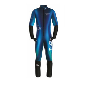 Спусковой комбинезон Energiapura с защитой флис Racing Suit Aurora Blue Thermic JR (2024) 