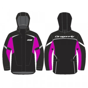 Куртка-дождевик Dragonfly Evo Woman black/pink 