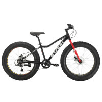 Велосипед Stark Rocket Fat 24.1 D черный/красный рама: 12" (2024)