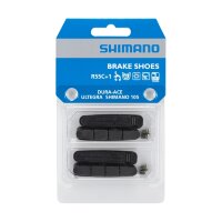 Вкладыш тормозной колодки Shimano, шоссейн., R55C+1мм, 2 пары, для DA, Ultegra, 105