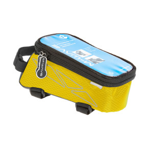 Сумочка/чехол+бокс M-WAVE 5-122556 на раму д/смартфона 170х80х80мм ROTTERDAM TOP L влагозащ. черно-желтая SALE 
