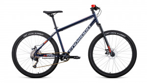 Велосипед Forward SPORTING 27.5 X черный/оранжевый (2021) 