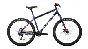 Велосипед Forward Sporting 27.5 X черный/оранжевый (2021) 
