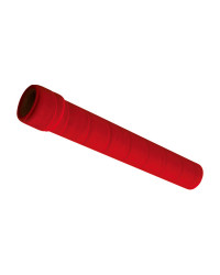 Ручка на клюшку ХОРС с тканевой структурой JR флюоресцентная красная