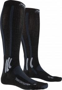 Носки X-Socks Trek Expedition Socks Opal Black / Dolomite Grey Melange