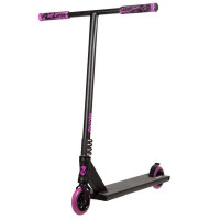 Самокат NOVATRACK PSYCHO BL, 110 мм, черный/фиолетовый