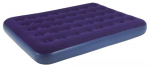 Кровать надувная Jilong Relax Flocked Air Bed Double 191x137x22 см синяя 