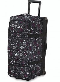 Дорожная сумка Dakine Womens Split Roller 65L Jasmine (чёрный с цветочным орнаментом)