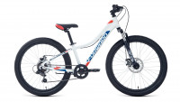 Велосипед Forward Twister 24 2.0 D белый/красный рама: 12" (2022)