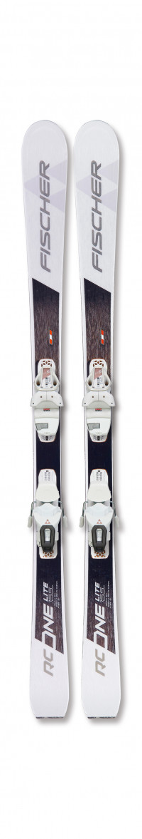 Горные лыжи Fischer BRILLIANT RC ONE WHITE ws SLR + RS 9 SLR (2021)
