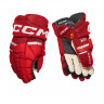 Перчатки CCM Tacks XR JR red/white - Перчатки CCM Tacks XR JR red/white