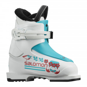 Горнолыжные ботинки Salomon T1 Girly white/scuba blue (2021) 