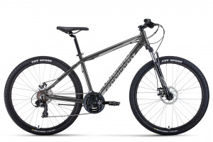 Велосипед Forward Apache 27.5 2.0 D Classic серый/серебристый рама 17&quot; (2022) 