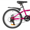 Велосипед Foxx Jasmine Disk 20" фуксия (2026) - Велосипед Foxx Jasmine Disk 20" фуксия (2026)