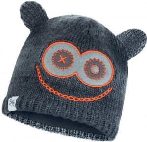 Шапка вязаная с флисом детская Buff Hat Knitted Polar Monster Jolly Black (2022) 