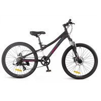 Велосипед Wind Victory 24" черный/розовый рама: 12"