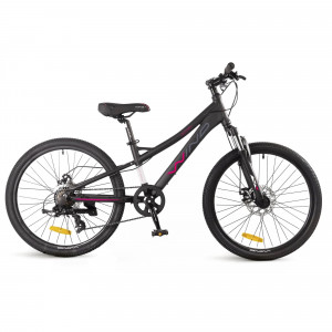Велосипед Wind Victory 24&quot; черный/розовый рама: 12&quot; 