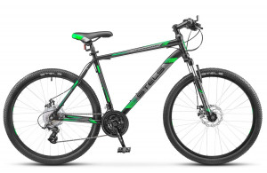 Велосипед Stels Navigator-500 MD 26&quot; F010 черный/зеленый (2019) 